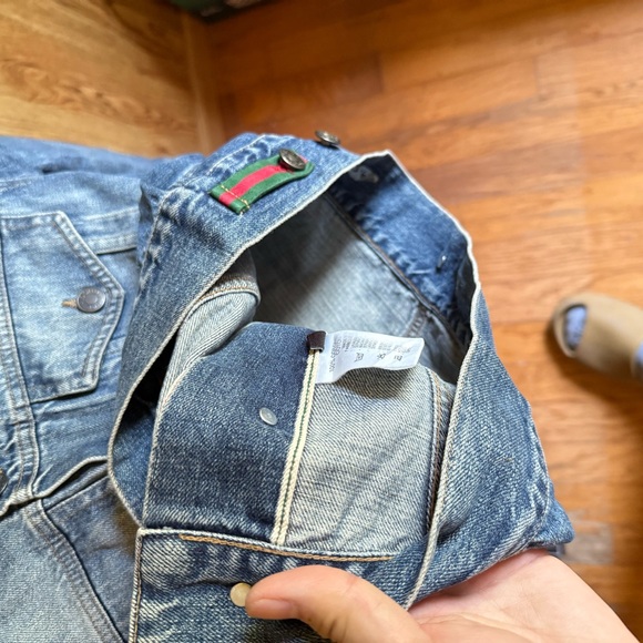 Vintage Gucci Denim Jeans with Distressed Details - Picture 5 of 8